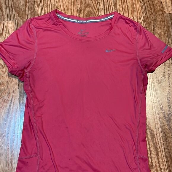 Pink Nike Dri-Fit Short Sleeve Shirt - Picture 2 of 8